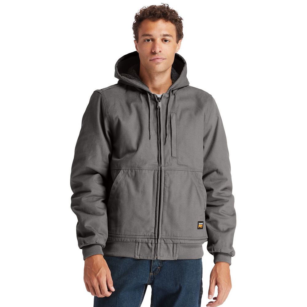 Chaquetas Timberland Hombre Pro® Gritman Lined, Sin Capucha Lona Gris Oscuro - Chile UTJ-852074